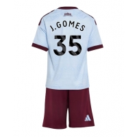 Camiseta Aston Villa Joao Gomes #35 Tercera Equipación Replica 2026-27 para niños mangas cortas (+ Pantalones cortos)